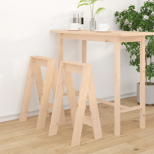 Krukken 2 st 40x40x75 cm massief grenenhout is nu te koop bij PeponiXL, paradijselijk wonen!