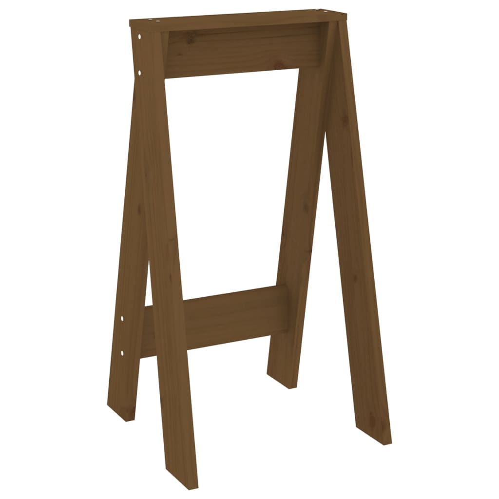 Krukken 2 st 40x40x75 cm massief grenenhout honingbruin is nu te koop bij PeponiXL, paradijselijk wonen!
