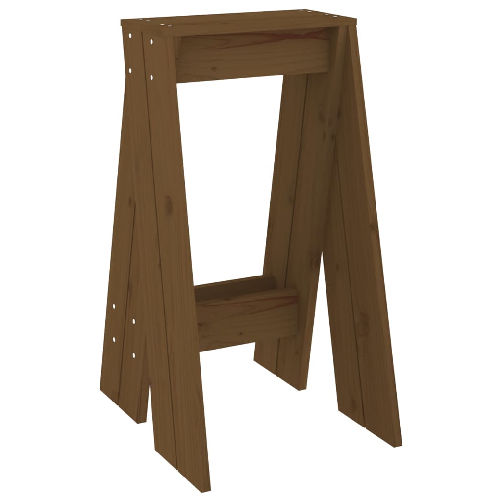 Krukken 2 st 40x40x75 cm massief grenenhout honingbruin is nu te koop bij PeponiXL, paradijselijk wonen!