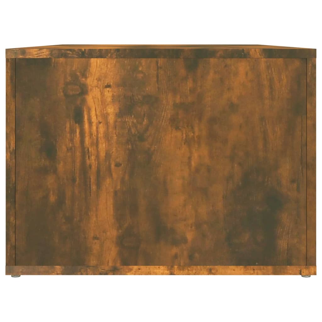 Salontafel 80x50x36 cm bewerkt hout gerookt eikenkleurig is nu te koop bij PeponiXL, paradijselijk wonen!