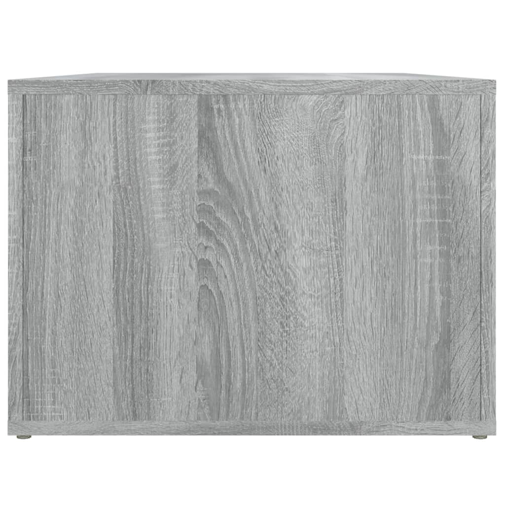Salontafel 80x50x36 cm bewerkt hout grijs sonoma eikenkleurig is nu te koop bij PeponiXL, paradijselijk wonen!