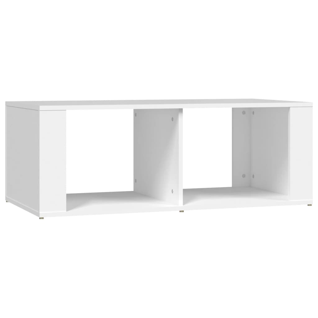 Salontafel 100x50x36 cm bewerkt hout wit is nu te koop bij PeponiXL, paradijselijk wonen!