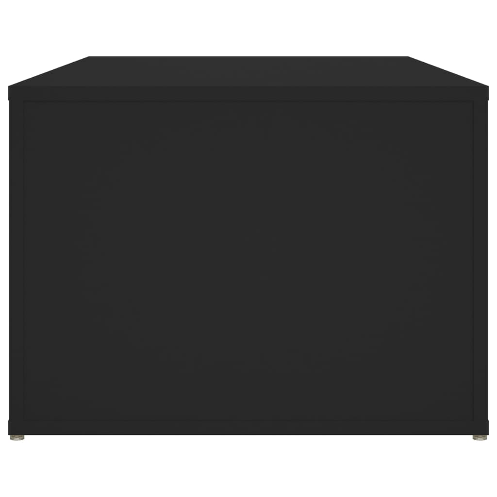 Salontafel 100x50x36 cm bewerkt hout zwart is nu te koop bij PeponiXL, paradijselijk wonen!