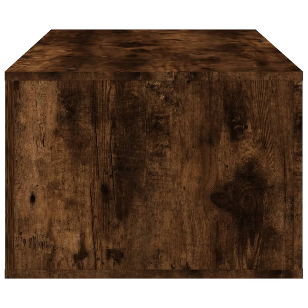 Salontafel 100x50,5x35 cm bewerkt hout gerookt eikenkleurig is nu te koop bij PeponiXL, paradijselijk wonen!