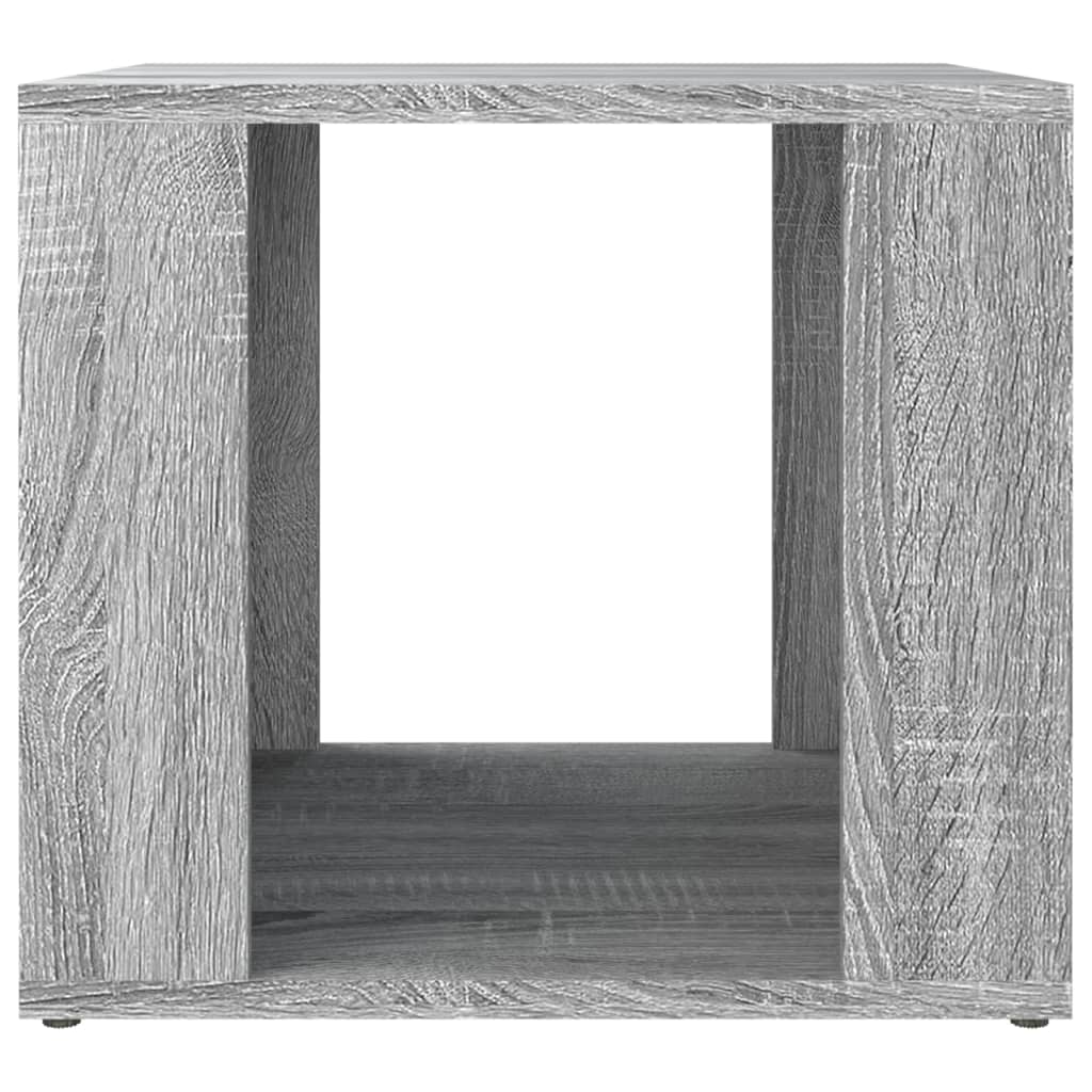 Nachtkastje 41x40x36 cm bewerkt hout grijs sonoma eikenkleur is nu te koop bij PeponiXL, paradijselijk wonen!