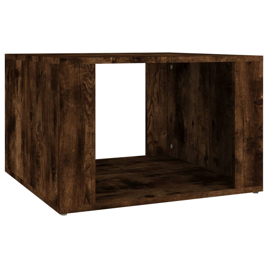 Nachtkastje 57x55x36 cm bewerkt hout gerookt eikenkleurig is nu te koop bij PeponiXL, paradijselijk wonen!
