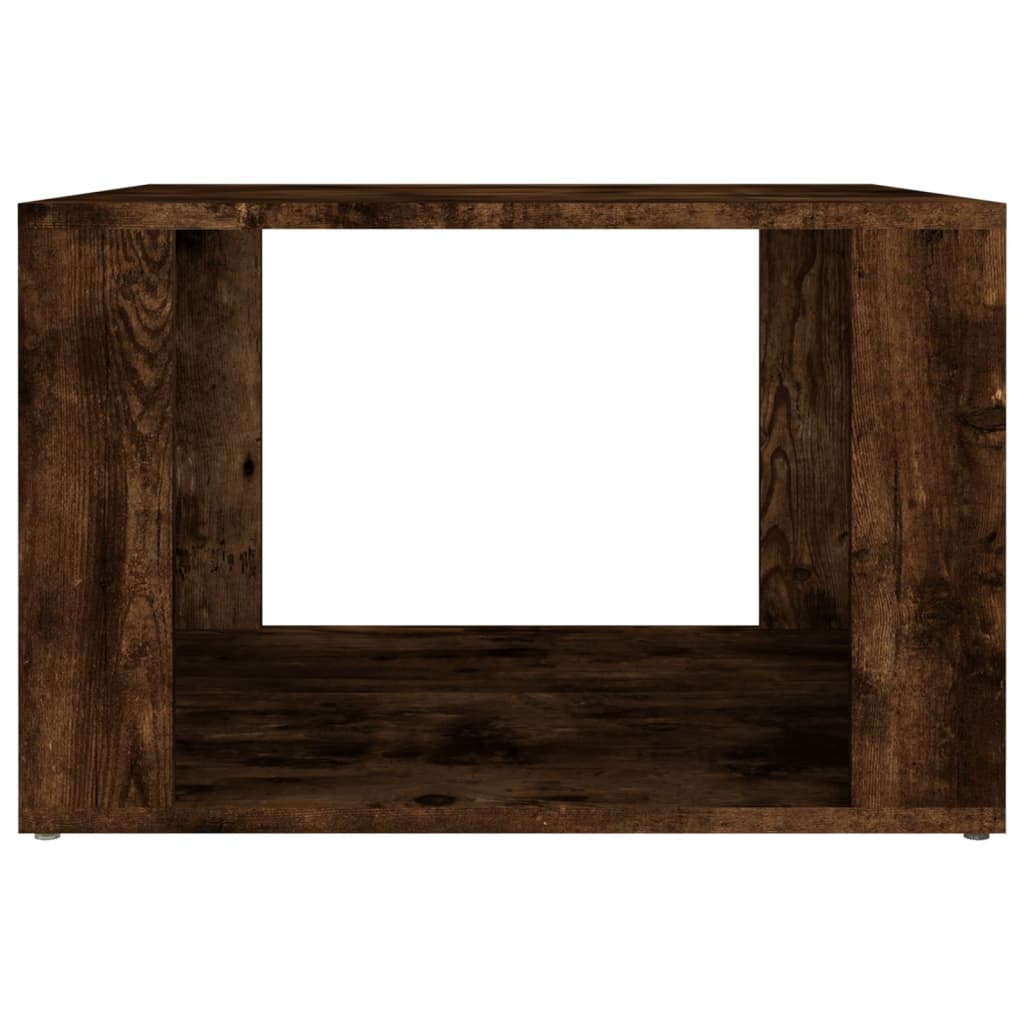 Nachtkastje 57x55x36 cm bewerkt hout gerookt eikenkleurig is nu te koop bij PeponiXL, paradijselijk wonen!
