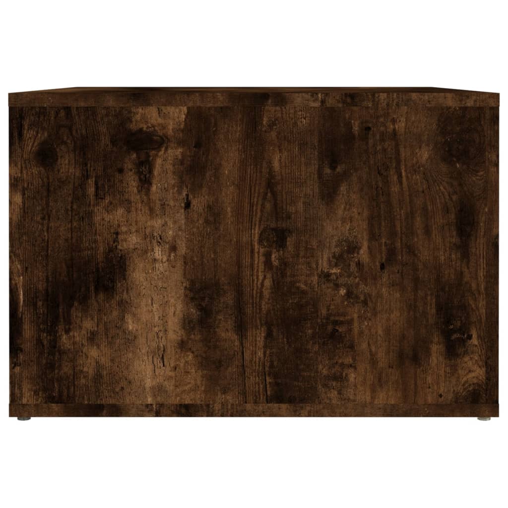 Nachtkastje 57x55x36 cm bewerkt hout gerookt eikenkleurig is nu te koop bij PeponiXL, paradijselijk wonen!