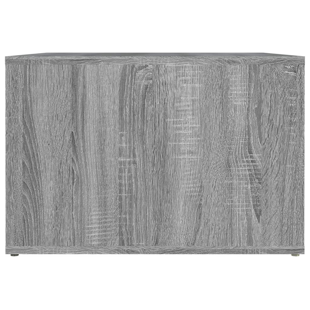 Nachtkastje 57x55x36 cm bewerkt hout grijs sonoma eikenkleurig is nu te koop bij PeponiXL, paradijselijk wonen!