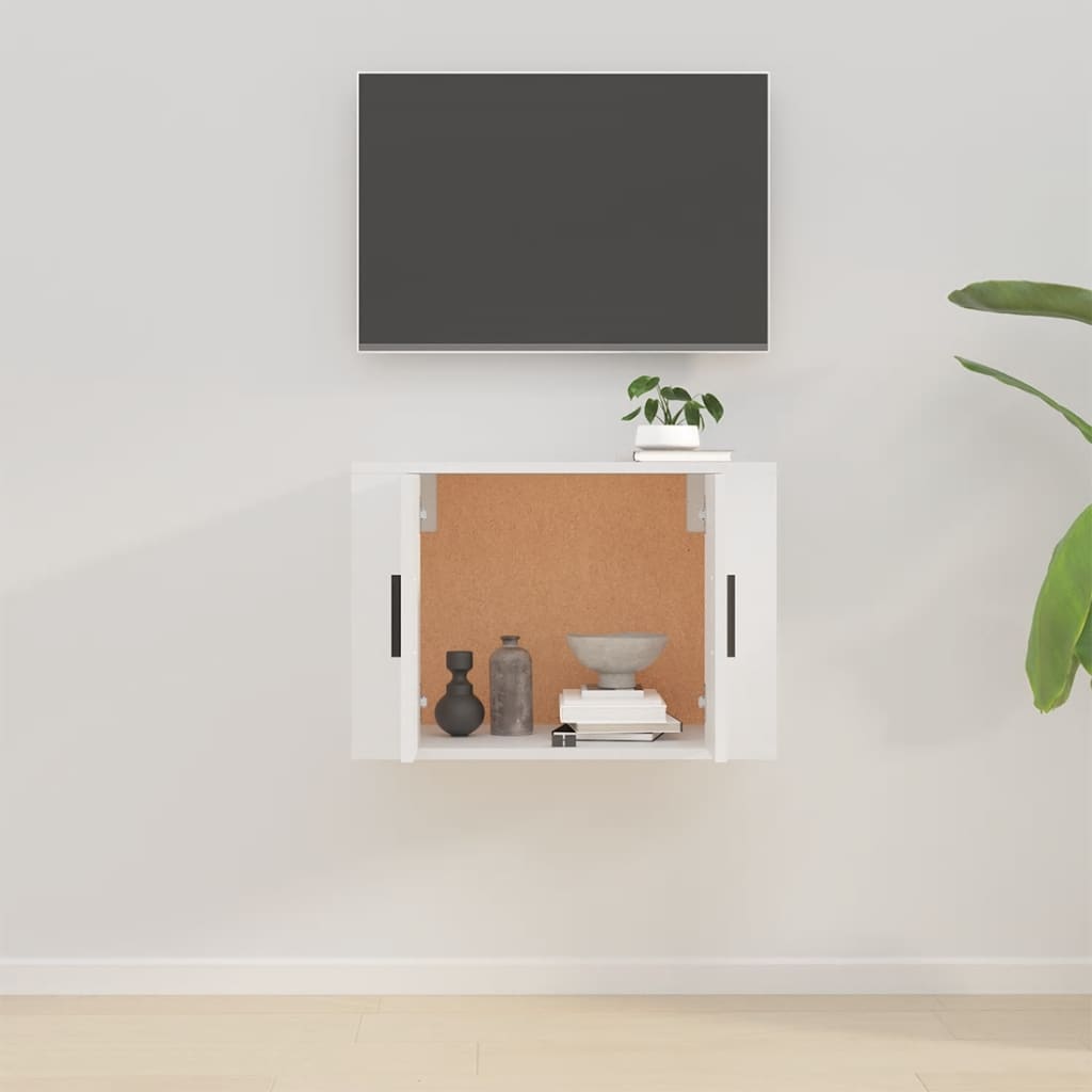 Tv-wandmeubel 57x34,5x40 cm wit is nu te koop bij PeponiXL, paradijselijk wonen!