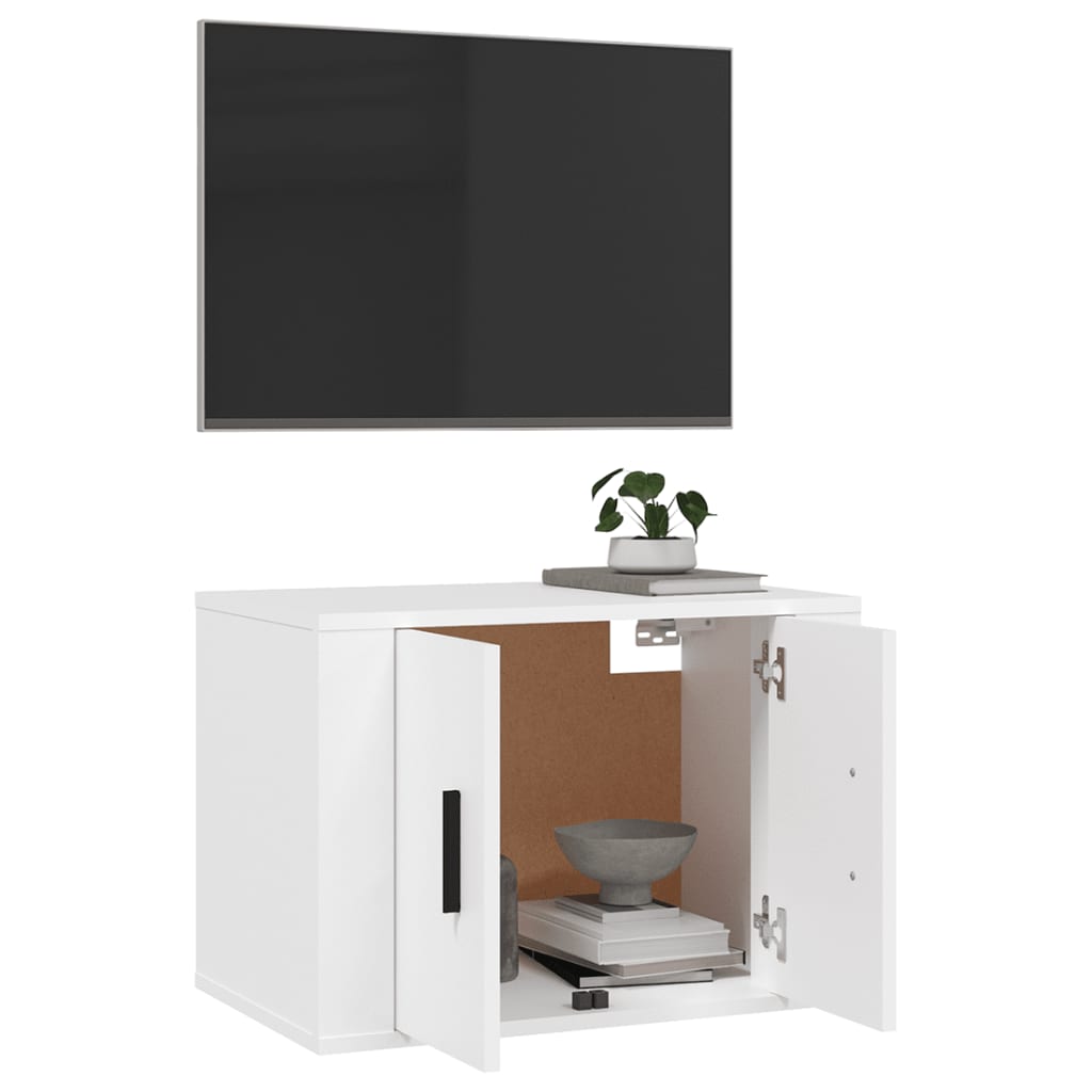 Tv-wandmeubel 57x34,5x40 cm wit is nu te koop bij PeponiXL, paradijselijk wonen!