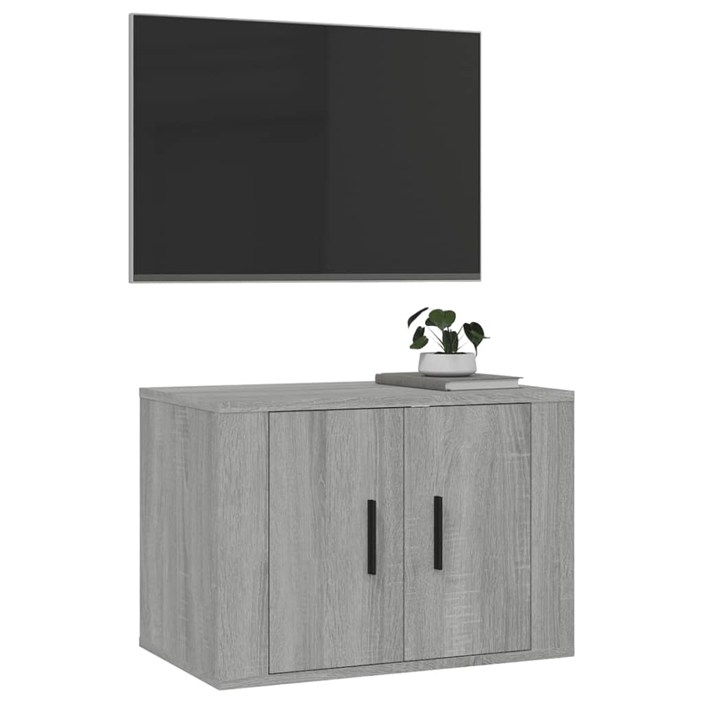 Tv-wandmeubel 57x34,5x40 cm grijs sonoma eikenkleurig is nu te koop bij PeponiXL, paradijselijk wonen!