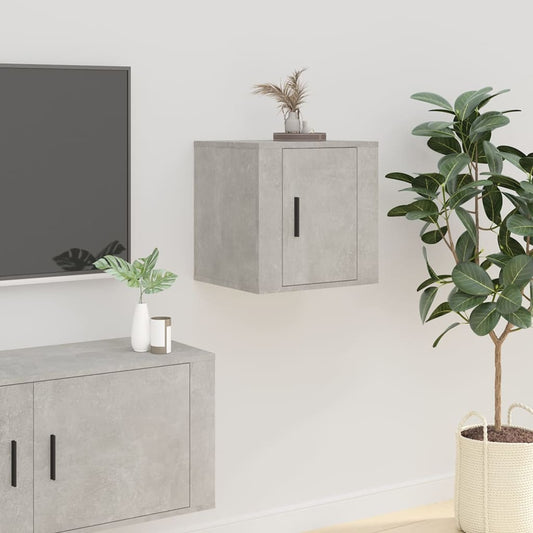 Tv-wandmeubel 40x34,5x40 cm betongrijs is nu te koop bij PeponiXL, paradijselijk wonen!