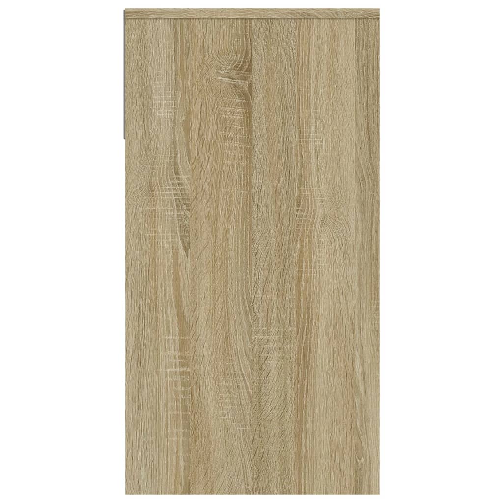 Wandtafel 100x39x75 cm bewerkt hout sonoma eikenkleurig is nu te koop bij PeponiXL, paradijselijk wonen!