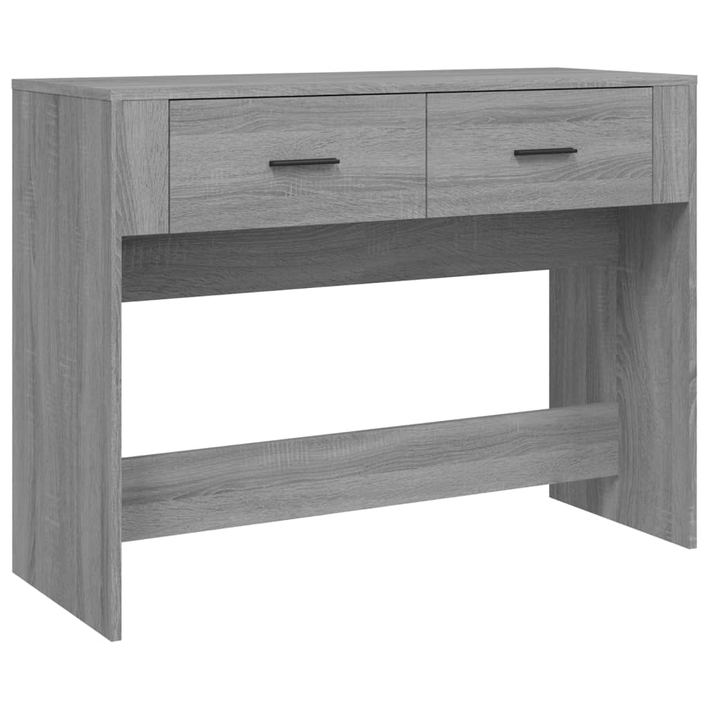 Wandtafel 100x39x75 cm bewerkt hout grijs sonoma eikenkleurig is nu te koop bij PeponiXL, paradijselijk wonen!
