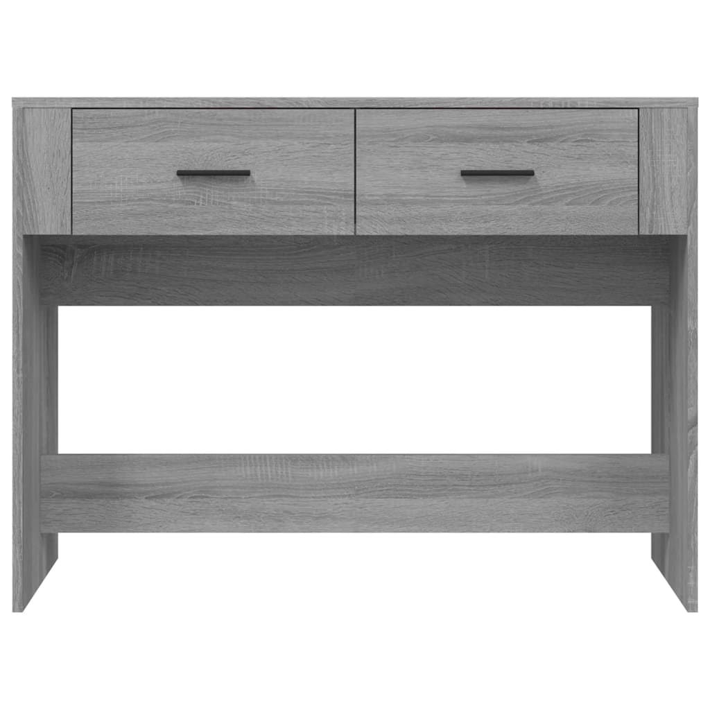 Wandtafel 100x39x75 cm bewerkt hout grijs sonoma eikenkleurig is nu te koop bij PeponiXL, paradijselijk wonen!