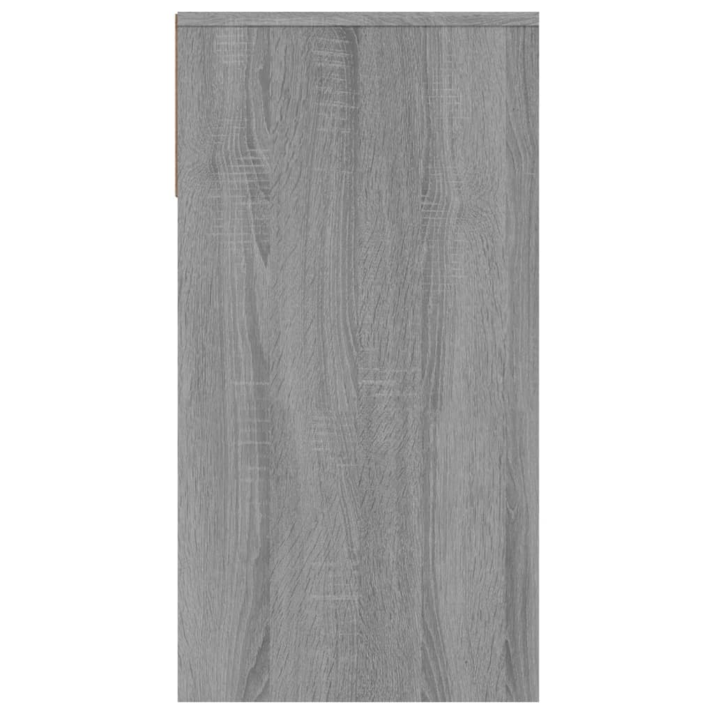 Wandtafel 100x39x75 cm bewerkt hout grijs sonoma eikenkleurig is nu te koop bij PeponiXL, paradijselijk wonen!