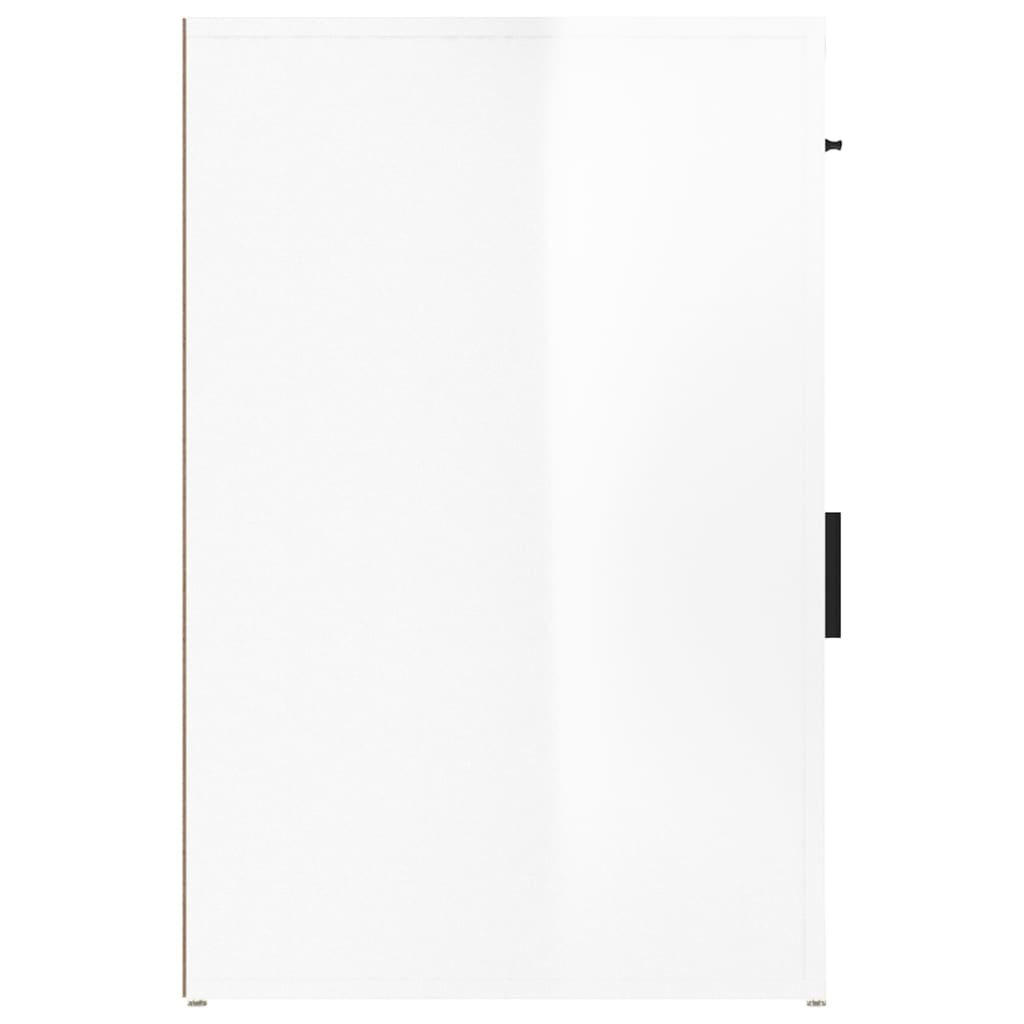 Bureaukastje 40x49x75 cm bewerkt hout hoogglans wit is nu te koop bij PeponiXL, paradijselijk wonen!