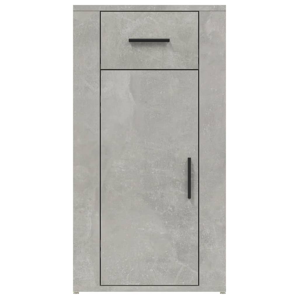 Bureaukastje 40x49x75 cm bewerkt hout betongrijs is nu te koop bij PeponiXL, paradijselijk wonen!