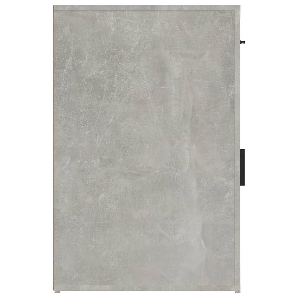 Bureaukastje 40x49x75 cm bewerkt hout betongrijs is nu te koop bij PeponiXL, paradijselijk wonen!