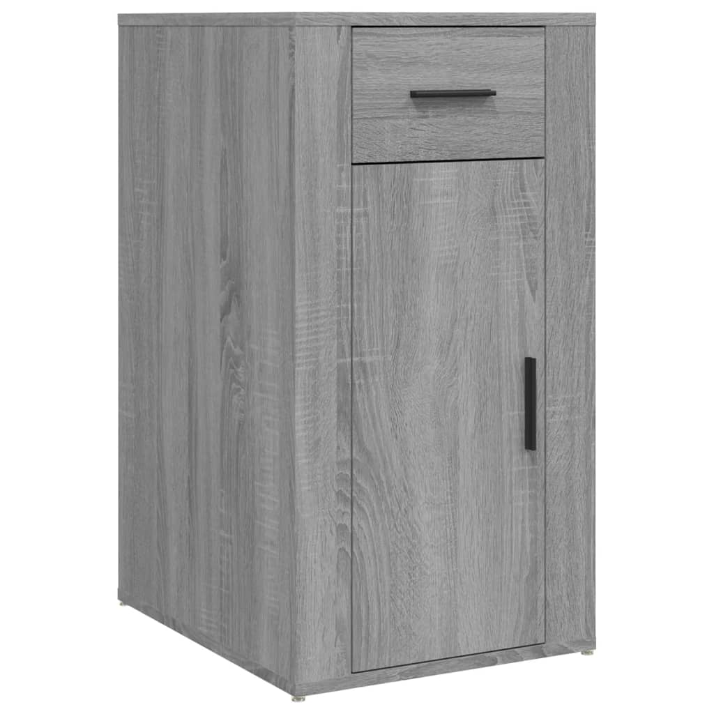 Bureaukastje 40x49x75 cm bewerkt hout grijs sonoma eikenkleurig is nu te koop bij PeponiXL, paradijselijk wonen!