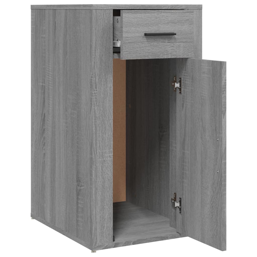 Bureaukastje 40x49x75 cm bewerkt hout grijs sonoma eikenkleurig is nu te koop bij PeponiXL, paradijselijk wonen!