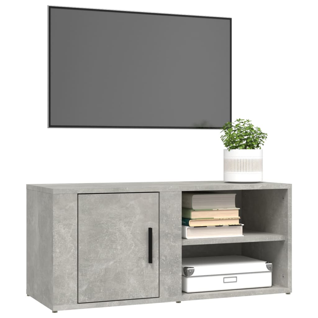 Tv-meubels 2 st 80x31,5x36 cm bewerkt hout betongrijs is nu te koop bij PeponiXL, paradijselijk wonen!