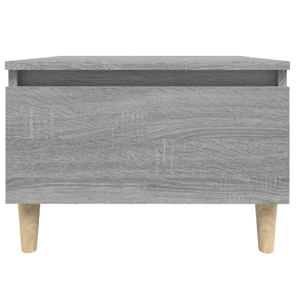Bijzettafel 50x46x35 cm bewerkt hout grijs sonoma eikenkleurig is nu te koop bij PeponiXL, paradijselijk wonen!