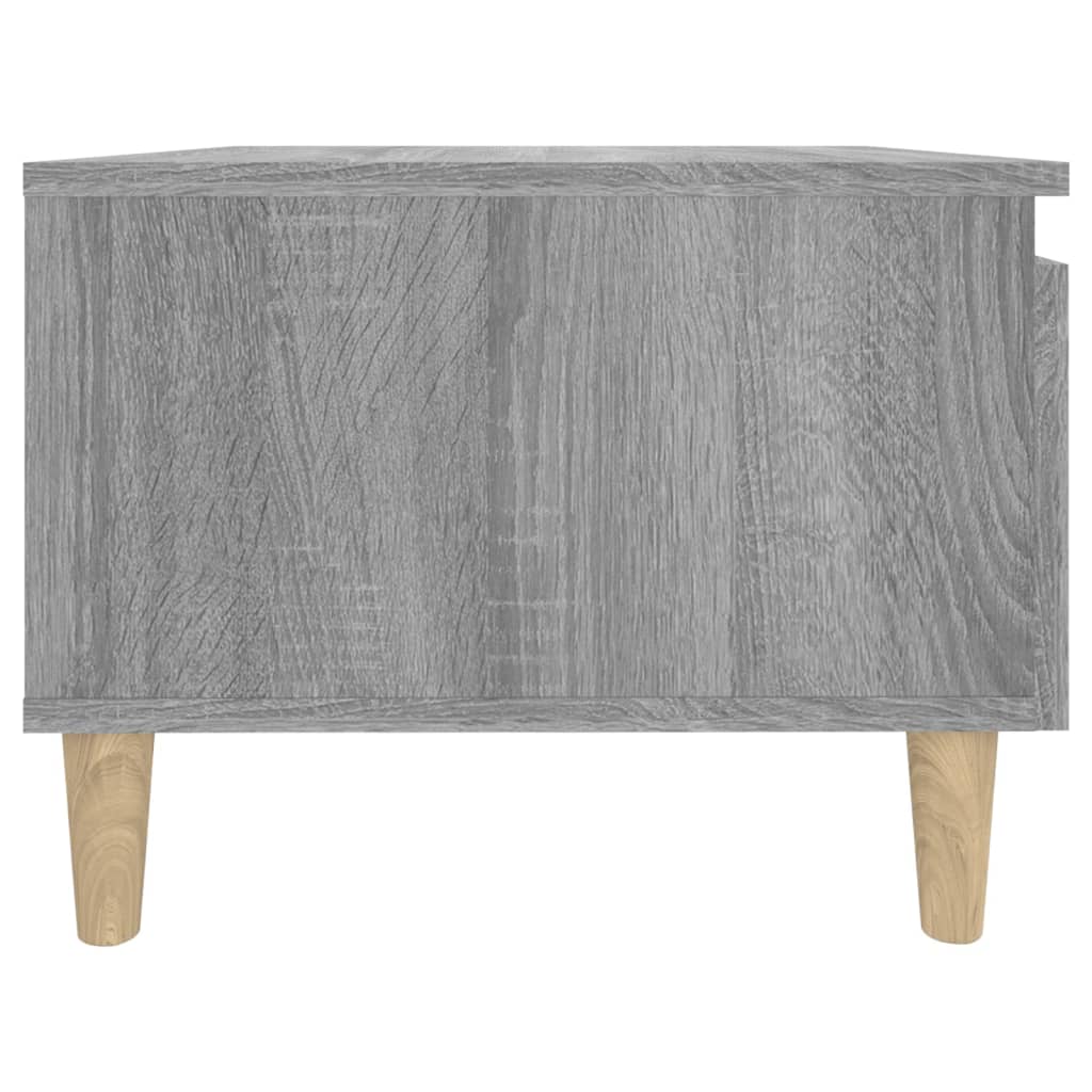 Bijzettafel 50x46x35 cm bewerkt hout grijs sonoma eikenkleurig is nu te koop bij PeponiXL, paradijselijk wonen!