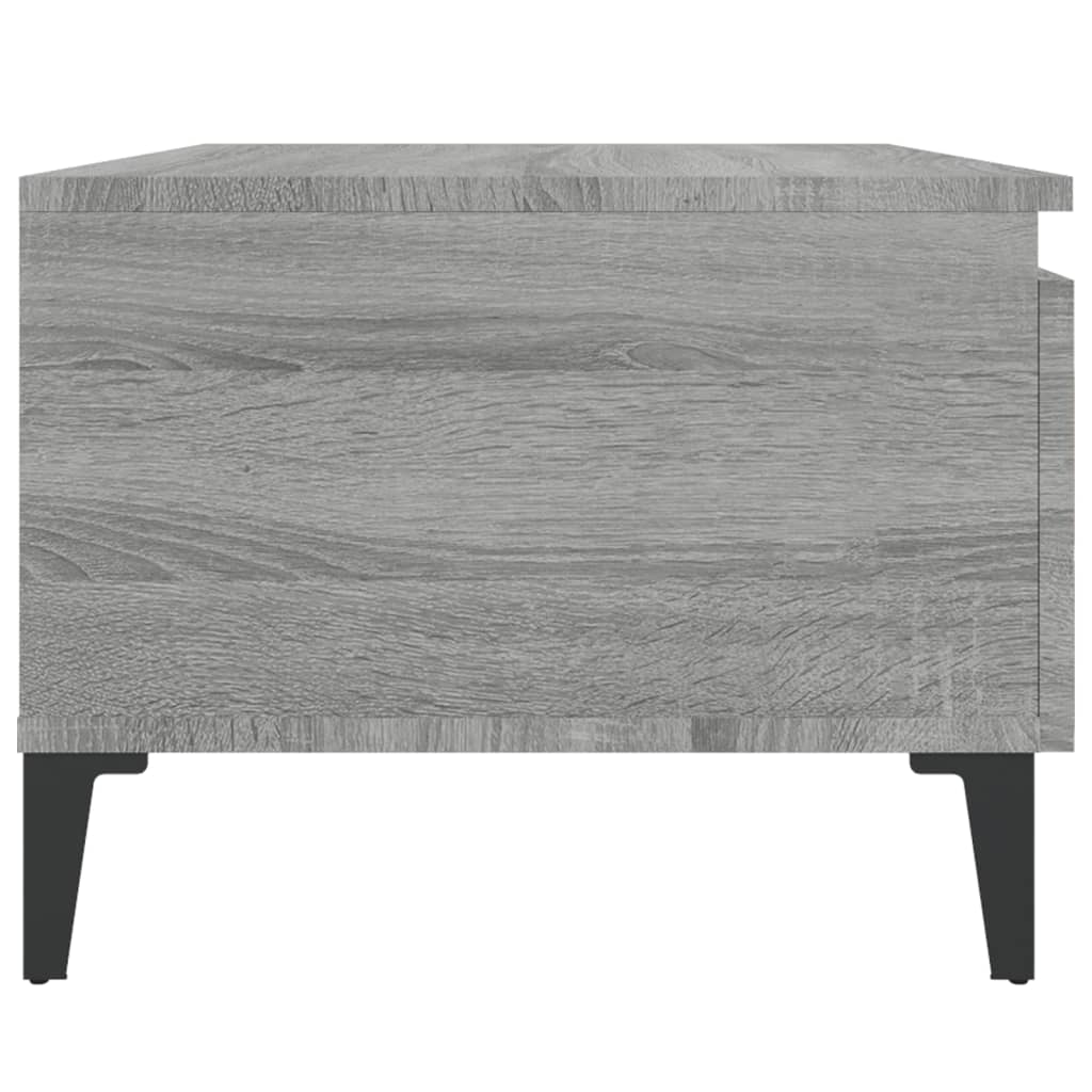 Bijzettafels 2 st 50x46x35 cm bewerkt hout grijs sonoma eiken is nu te koop bij PeponiXL, paradijselijk wonen!