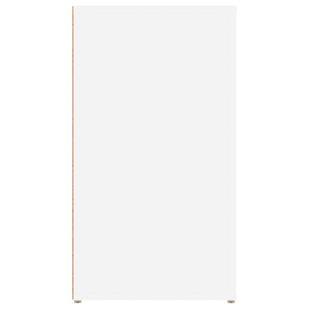 Dressoir 100x33x59,5 cm bewerkt hout wit is nu te koop bij PeponiXL, paradijselijk wonen!
