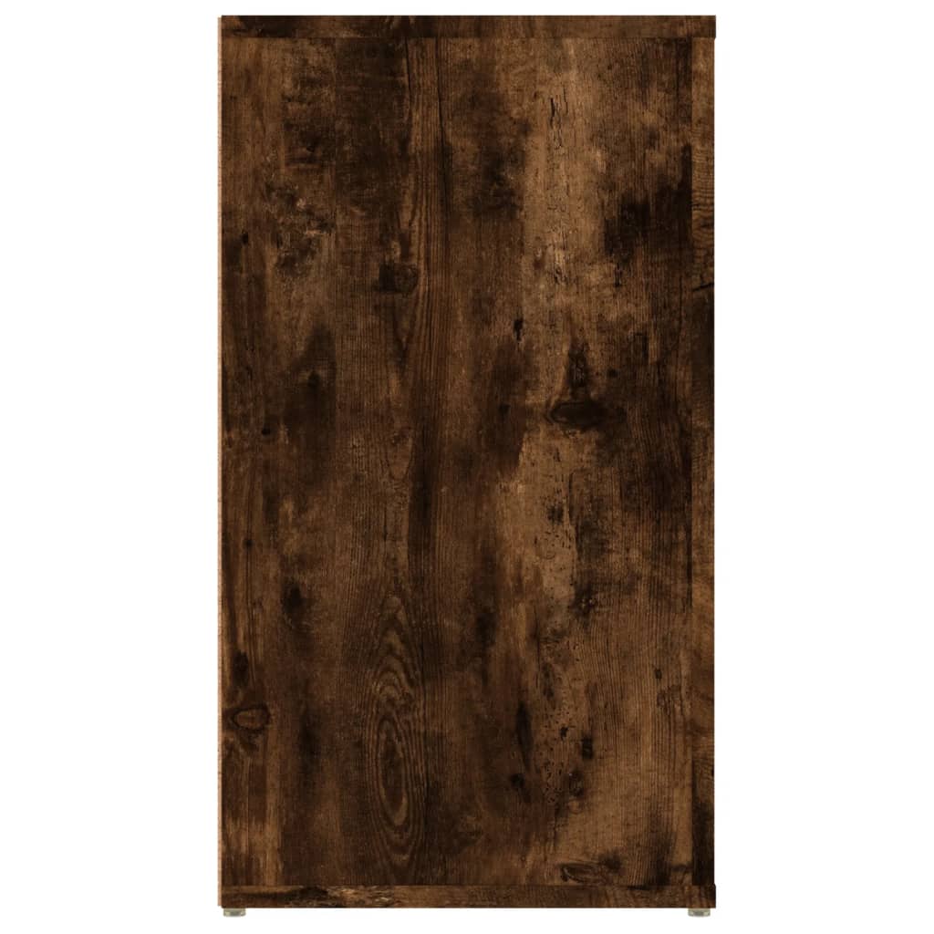 Dressoir 100x33x59,5 cm bewerkt hout gerookt eikenkleurig is nu te koop bij PeponiXL, paradijselijk wonen!
