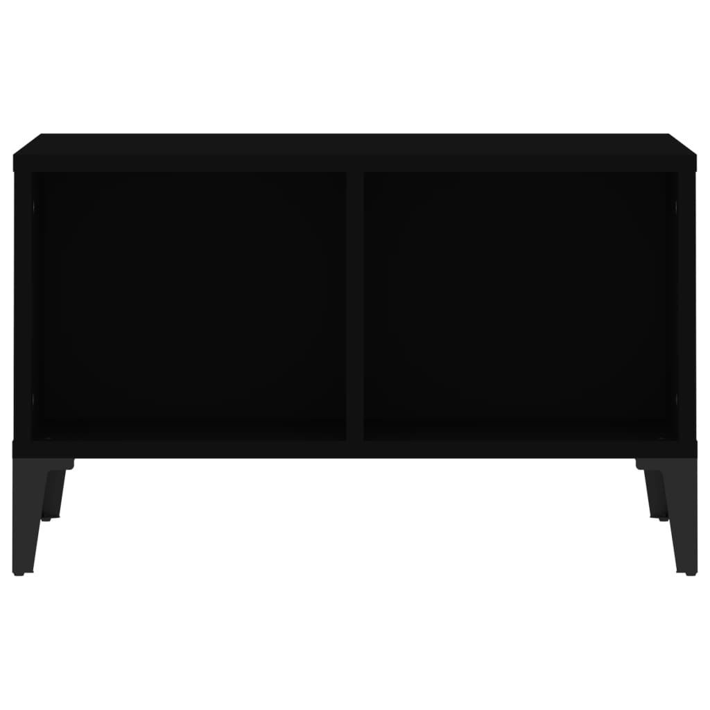 Salontafel 60x50x36,5 cm bewerkt hout zwart is nu te koop bij PeponiXL, paradijselijk wonen!