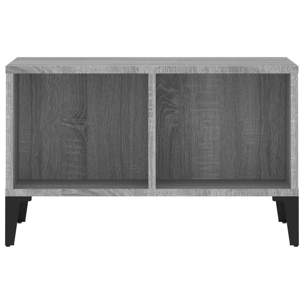 Salontafel 60x50x36,5 cm bewerkt hout grijs is nu te koop bij PeponiXL, paradijselijk wonen!