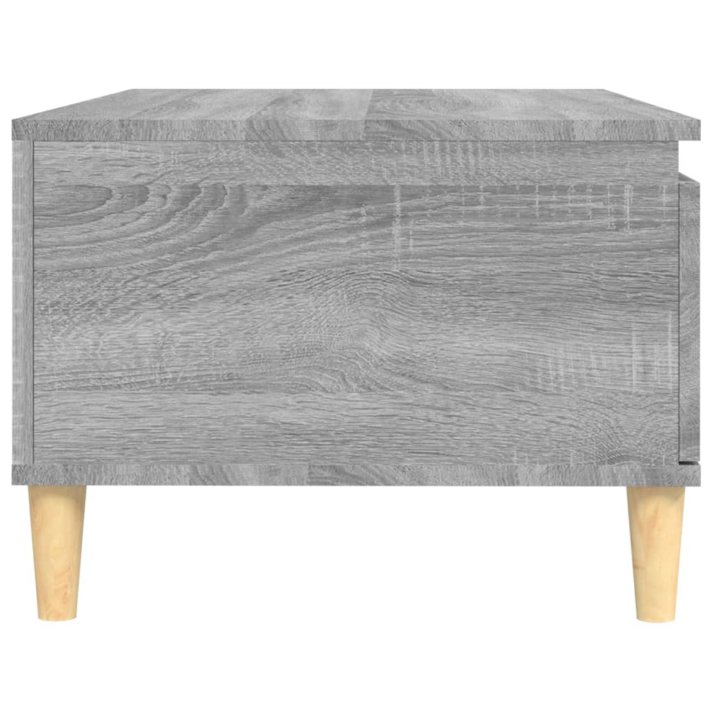 Salontafel 90x50x36,5 cm bewerkt hout grijs sonoma is nu te koop bij PeponiXL, paradijselijk wonen!