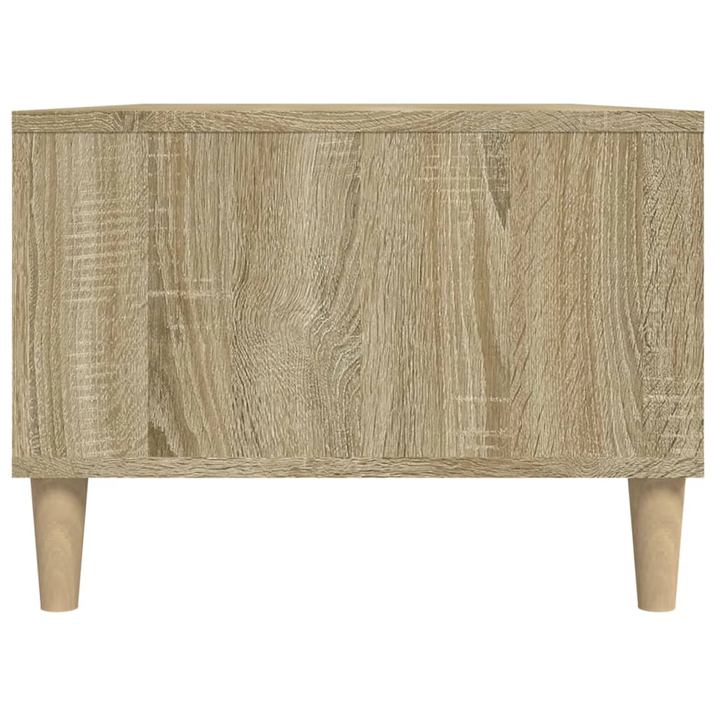 Salontafel 90x50x36,5 cm bewerkt hout sonoma eikenkleurig is nu te koop bij PeponiXL, paradijselijk wonen!