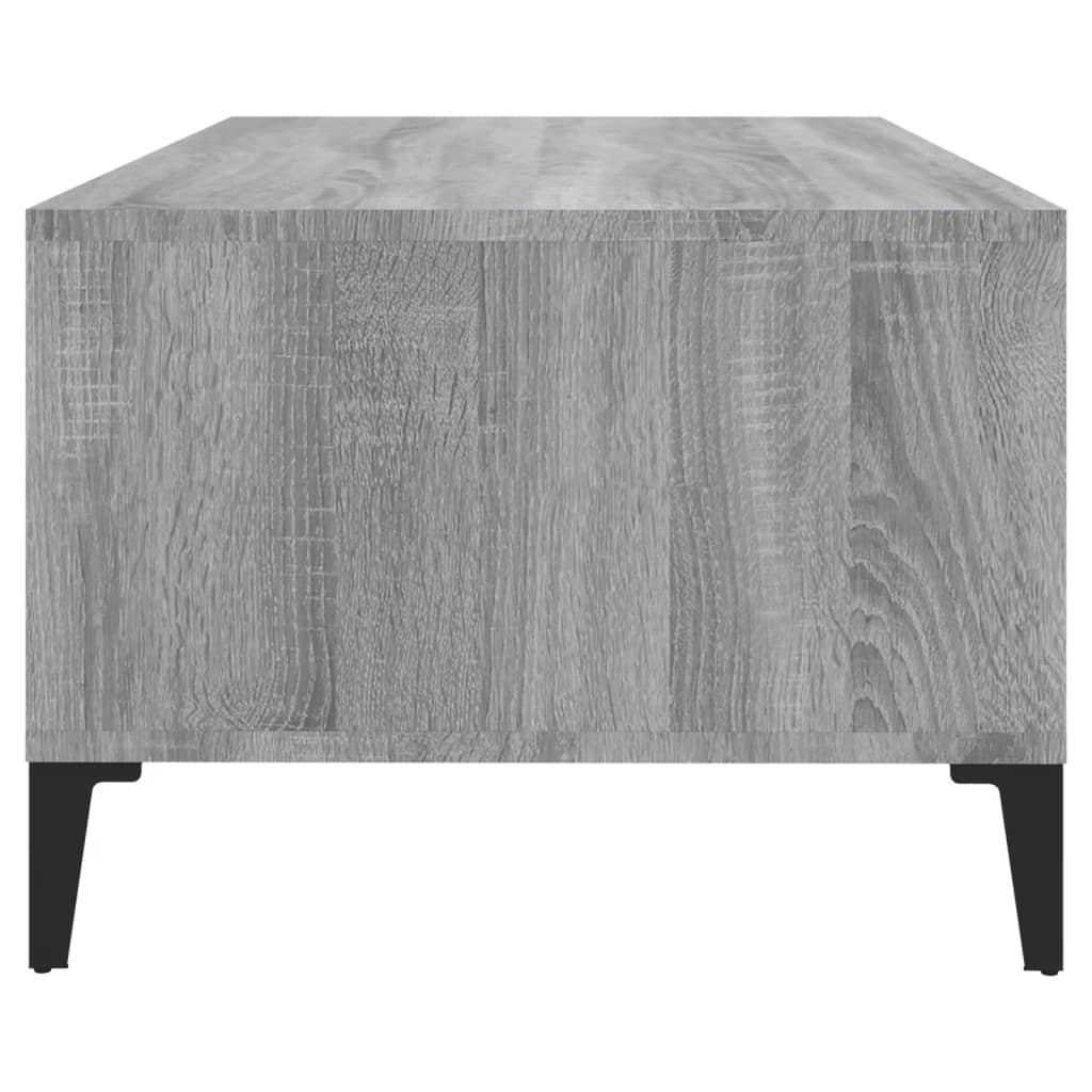 Salontafel 90x50x36,5 cm bewerkt hout grijs sonoma is nu te koop bij PeponiXL, paradijselijk wonen!