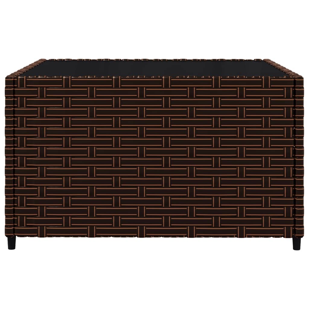3-delige Loungeset met kussens poly rattan bruin is nu te koop bij PeponiXL, paradijselijk wonen!