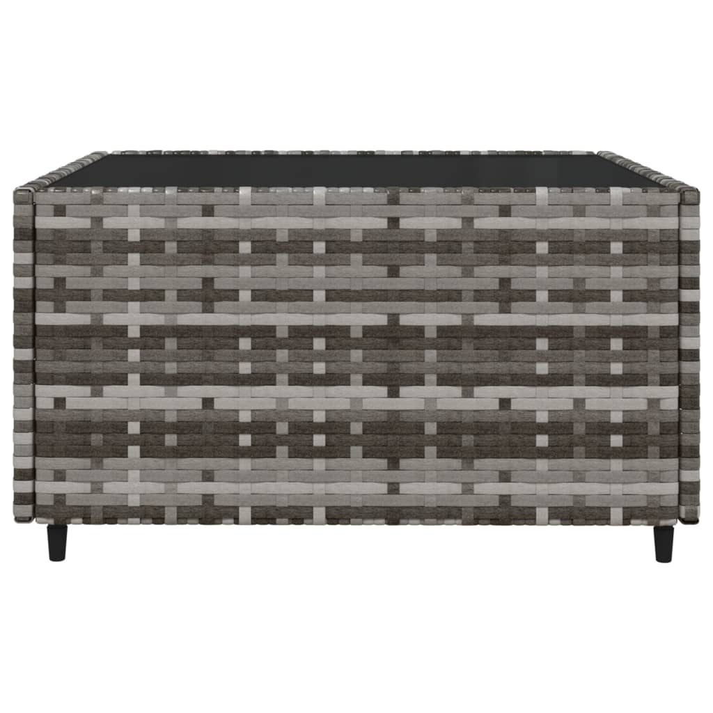 3-delige Loungeset met kussens poly rattan grijs is nu te koop bij PeponiXL, paradijselijk wonen!
