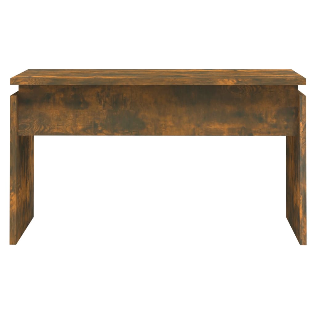 Salontafel 68x50x38 cm bewerkt hout gerookt eikenkleurig is nu te koop bij PeponiXL, paradijselijk wonen!