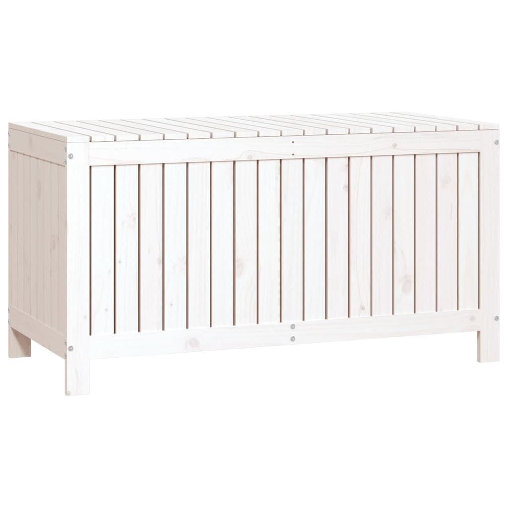 Tuinbox 121x55x64 cm massief grenenhout wit is nu te koop bij PeponiXL, paradijselijk wonen!
