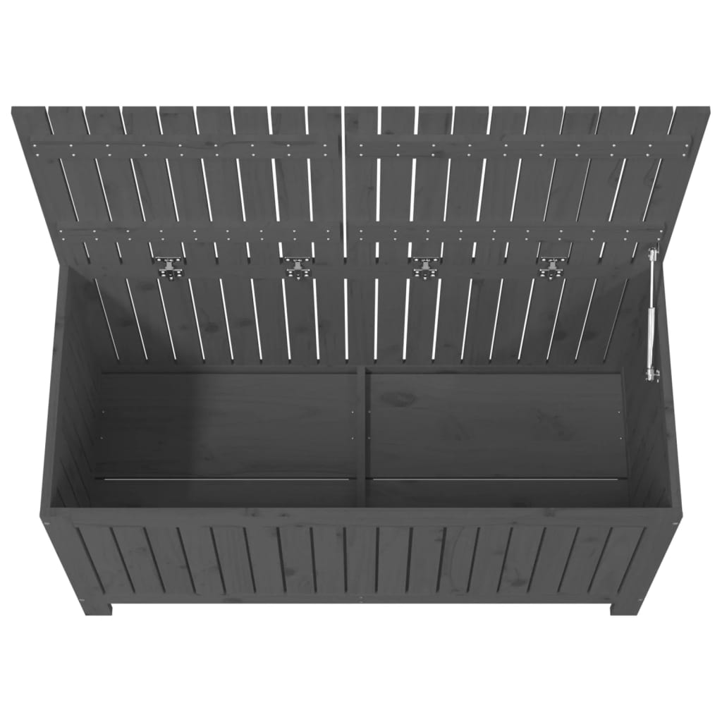 Tuinbox 121x55x64 cm massief grenenhout grijs is nu te koop bij PeponiXL, paradijselijk wonen!