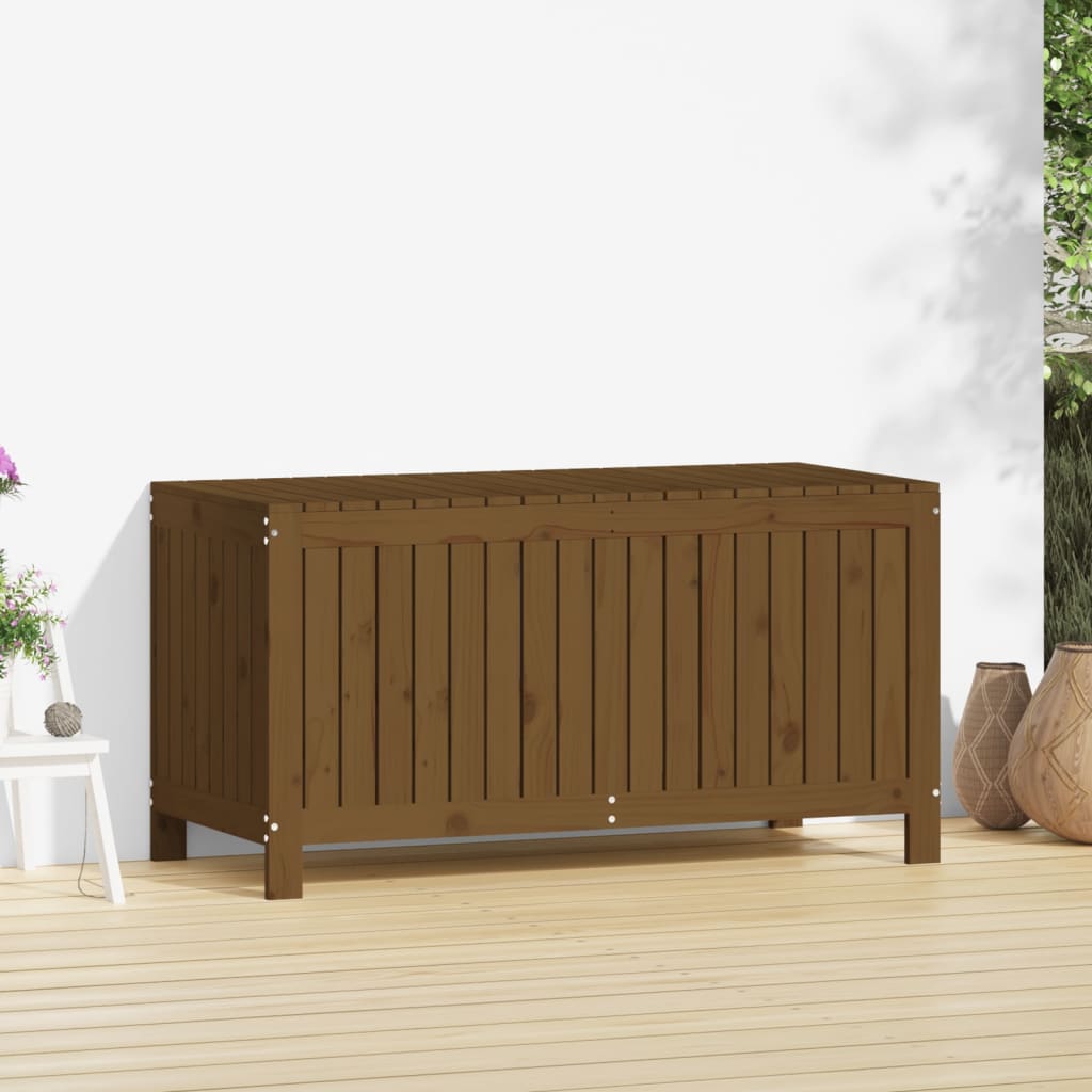 Tuinbox 121x55x64 cm massief grenenhout honingbruin is nu te koop bij PeponiXL, paradijselijk wonen!
