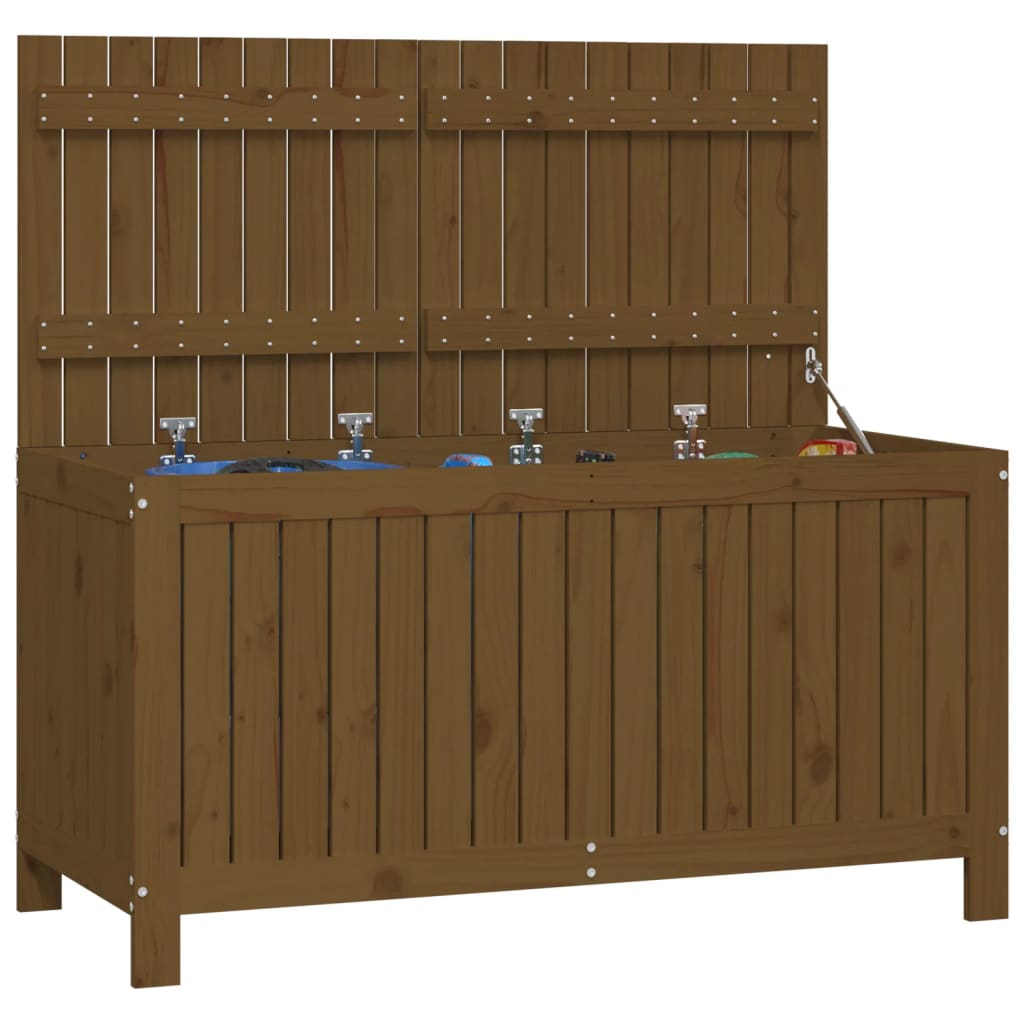 Tuinbox 121x55x64 cm massief grenenhout honingbruin is nu te koop bij PeponiXL, paradijselijk wonen!