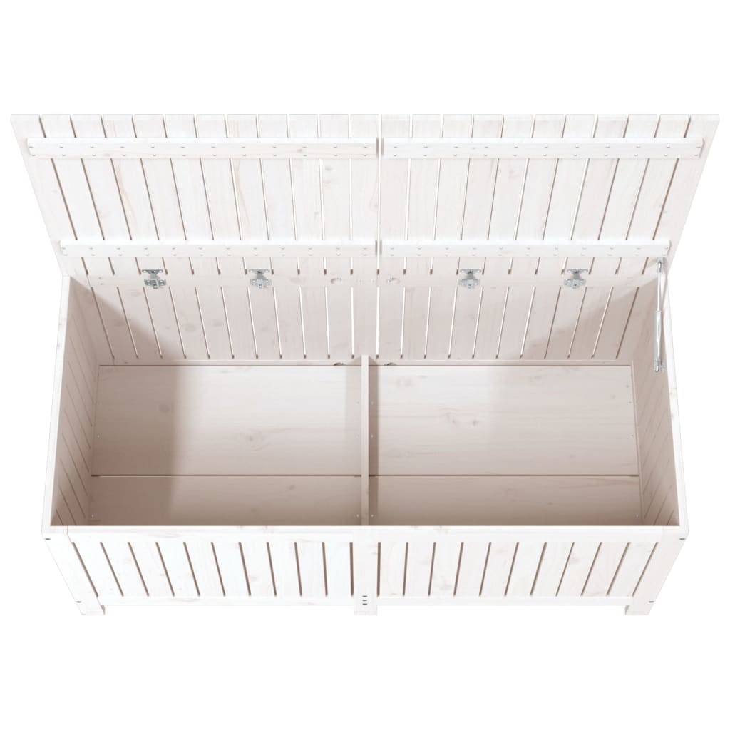 Tuinbox 147x68x64 cm massief grenenhout wit is nu te koop bij PeponiXL, paradijselijk wonen!