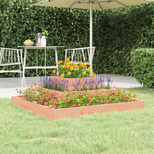 Plantenbak 80x80x27 cm massief douglashout is nu te koop bij PeponiXL, paradijselijk wonen!
