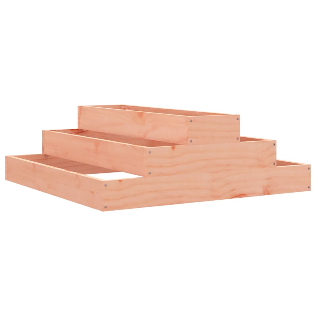 Plantenbak 80x80x27 cm massief douglashout is nu te koop bij PeponiXL, paradijselijk wonen!