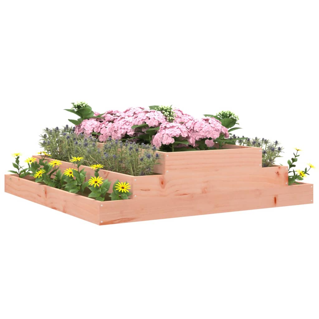 Plantenbak 110x110x27 cm massief douglashout is nu te koop bij PeponiXL, paradijselijk wonen!