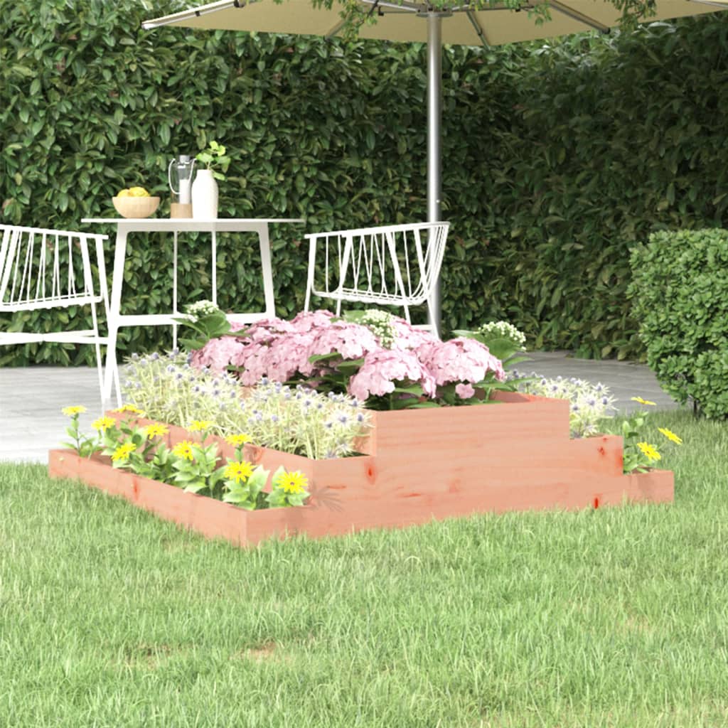 Plantenbak 110x110x27 cm massief douglashout is nu te koop bij PeponiXL, paradijselijk wonen!