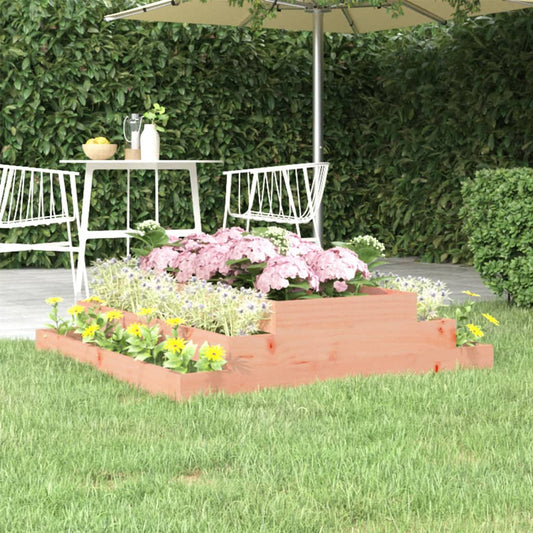 Plantenbak 110x110x27 cm massief douglashout is nu te koop bij PeponiXL, paradijselijk wonen!